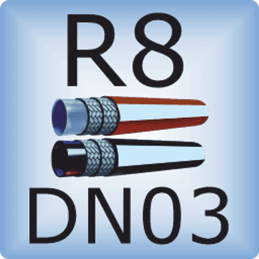 DN03 SAE 100R8/DIN EN855 Оплетка из полиэстера