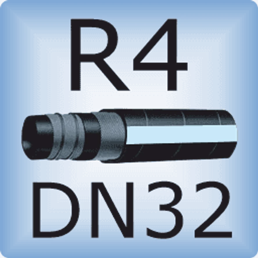 DN32 SAE 100R4 напорно-всасывающий