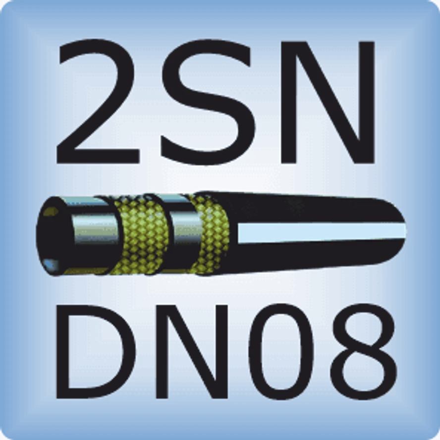 DN08 2SN SAE 100 R2AT/DIN EN 853