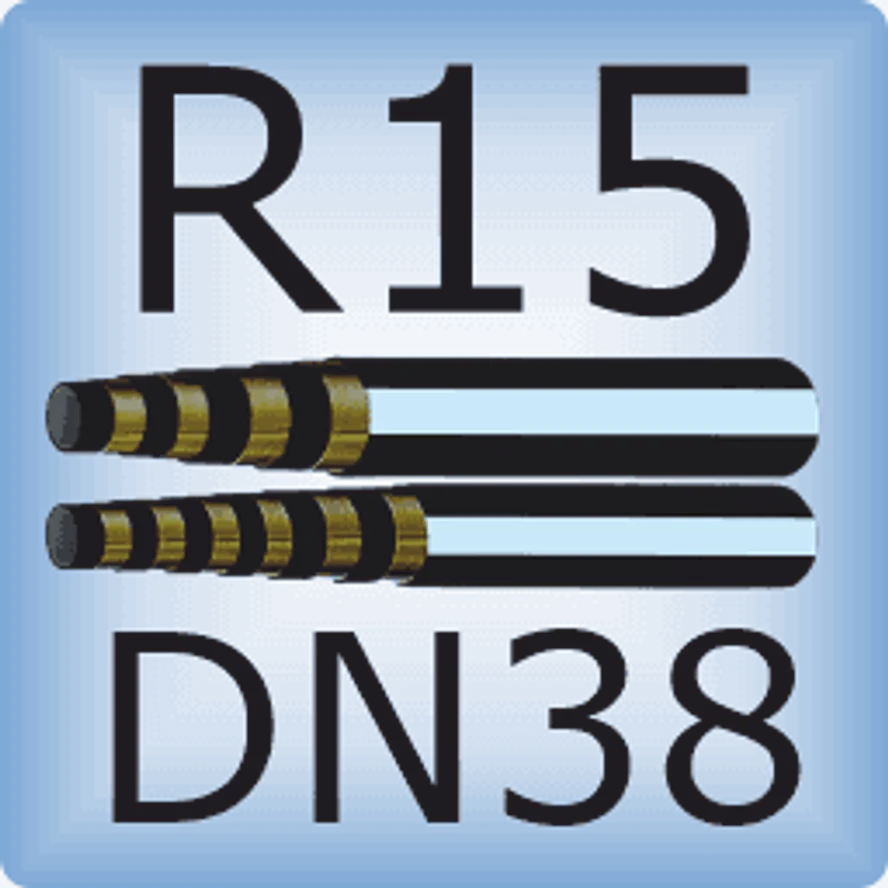 DN38 SAE 100R15 высоконапорный шланг для динамических нагрузок
