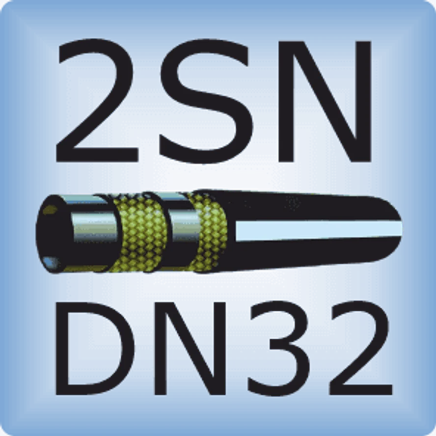 DN32 2SN SAE 100 R2AT/DIN EN 853