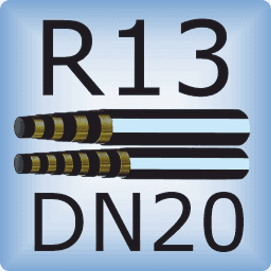 DN20 SAE 100R13 высоконапорный шланг для динамических нагрузок