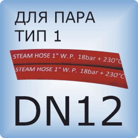 DN12 Паровой шланг с 1 слоем проволочной оплетки