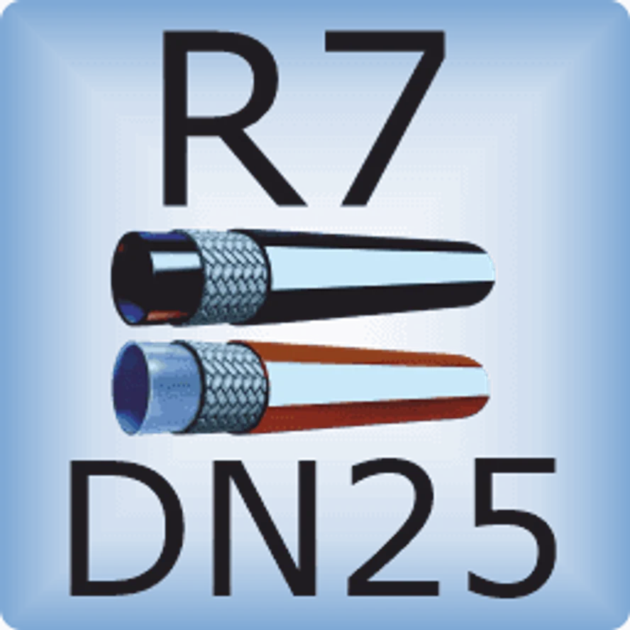 DN25 SAE 100R7/DIN EN855 Оплетка из полиэстера