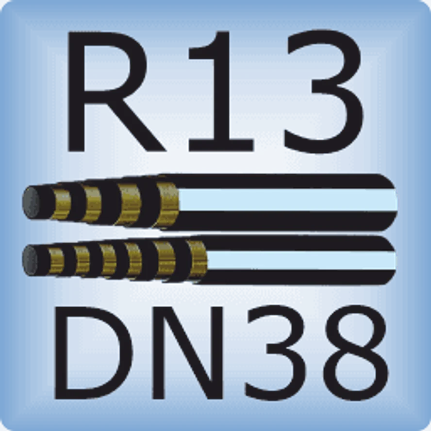 DN38 SAE 100R13 высоконапорный шланг для динамических нагрузок