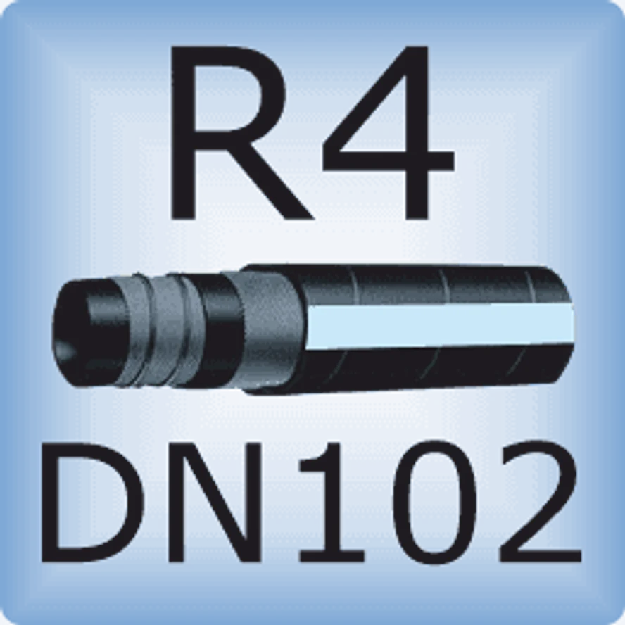 DN102 SAE 100R4 напорно-всасывающий