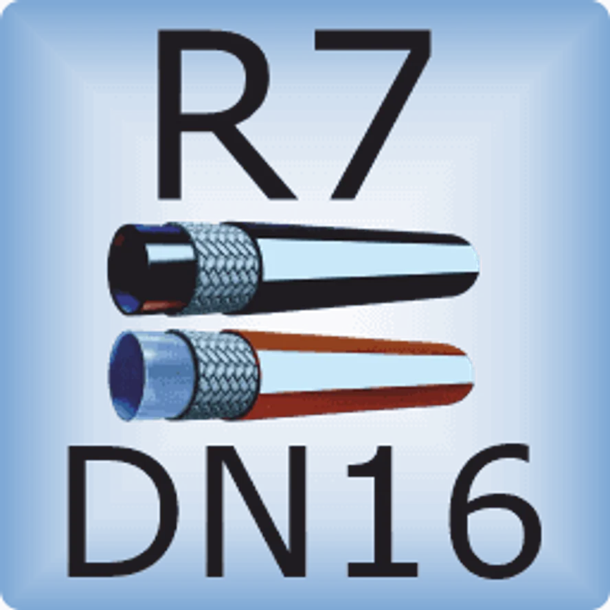 DN16 SAE 100R7/DIN EN855 Оплетка из полиэстера